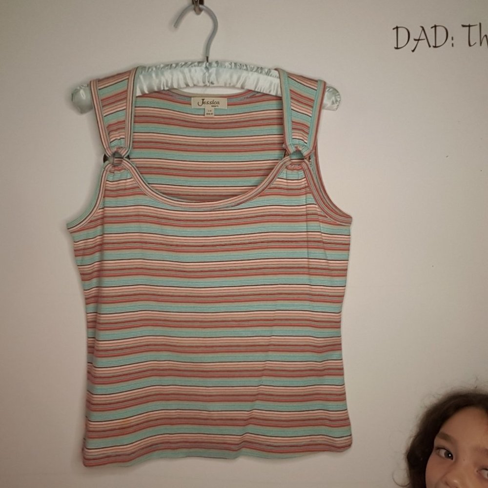 Jessica Multicolor Striped Tank Top